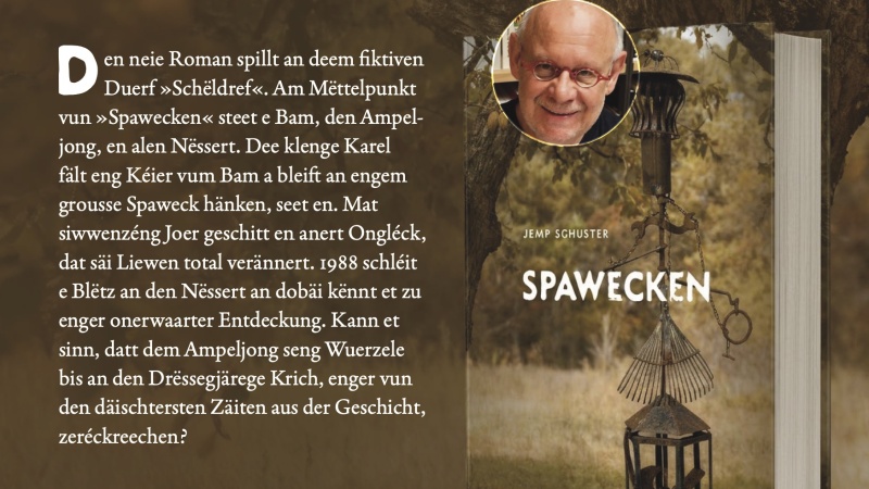 Buchpresentatioun SPAWECKEN vum Jemp Schuster